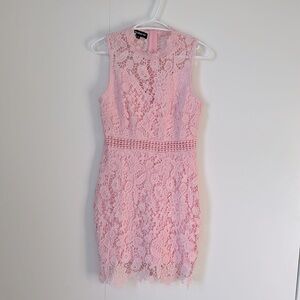 Pink Lace Dress